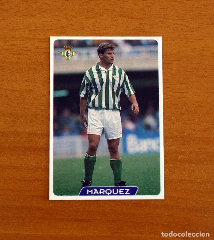 Cromos de f&uacute;tbol: Real Betis -N&ordm; 42 M&aacute;quez -Las Fichas de la Liga 95-96-1995-1996 -Mundicromo Sport