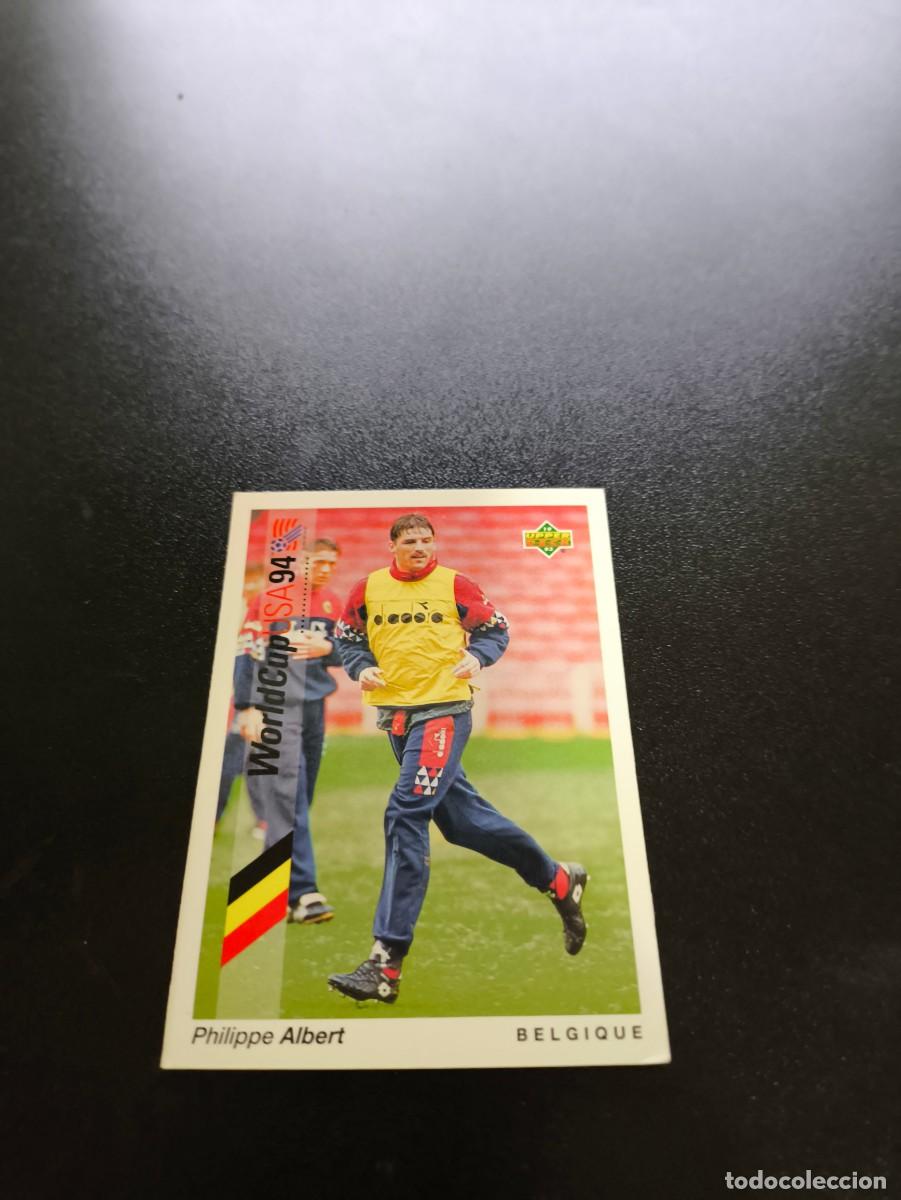 Cartes &agrave; collectionner de Football: 50 Philippe Albert BELGICA BELGIUM UPPER DECK WORLD CUP MUNDIAL USA 94 1994 NO PANINI LIGA ESTE