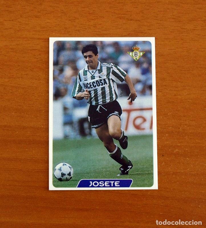 Cartes &agrave; collectionner de Football: Real Betis -N&ordm; 44 Josete -Las Fichas de la Liga 95-96-1995-1996 -Mundicromo Sport