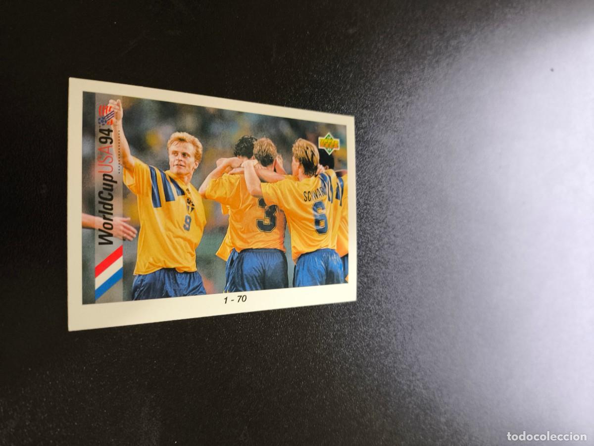 Cartes &agrave; collectionner de Football: 51 Checklist 1-70 SWEDEN SUECIA UPPER DECK WORLD CUP MUNDIAL USA 94 1994 NO PANINI LIGA ESTE