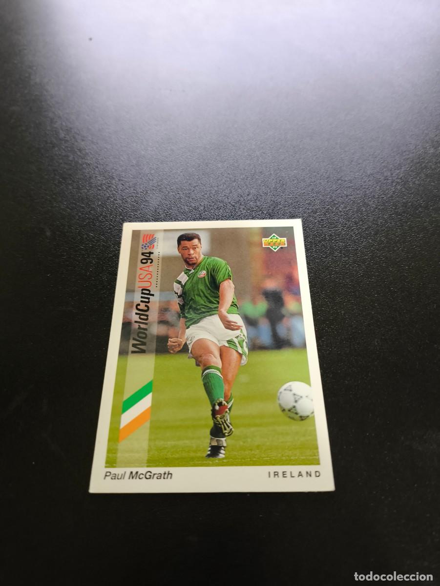 Cartes &agrave; collectionner de Football: 53 Paul McGrath IRELAND IRLANDA UPPER DECK WORLD CUP MUNDIAL USA 94 1994 NO PANINI LIGA ESTE