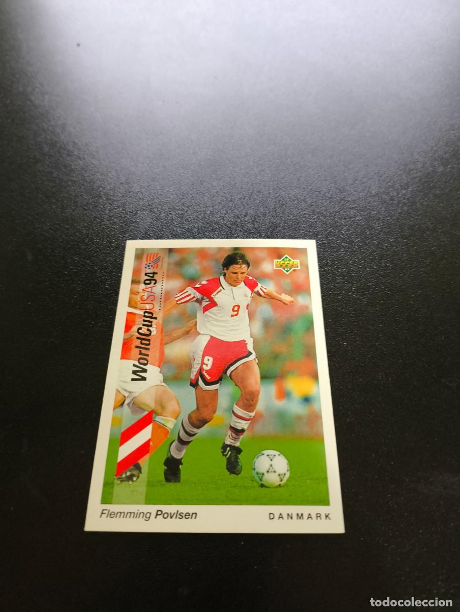 Cartes &agrave; collectionner de Football: 54 Flemming Povlsen DINAMARCA DENMARK UPPER DECK WORLD CUP MUNDIAL USA 94 1994 NO PANINI LIGA ESTE