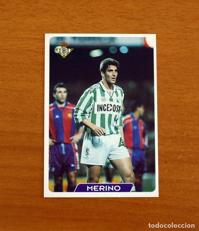 Figurine di Calcio: Real Betis -N&ordm; 49 Merino -Las Fichas de la Liga 95-96-1995-1996 -Mundicromo Sport