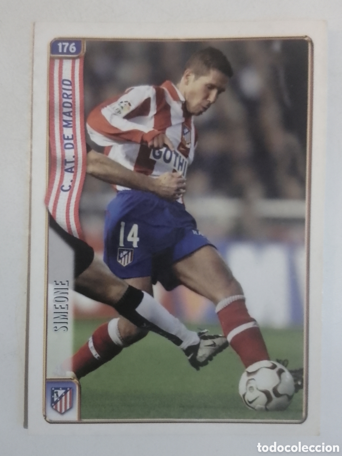 Figurine di Calcio: Mundicromo 2005 n&deg; 176 Simeone &bull; Atl&eacute;tico de Madrid.