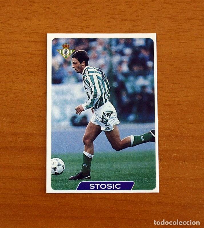 Figurine di Calcio: Real Betis -N&ordm; 50 Stosic -Las Fichas de la Liga 95-96-1995-1996 -Mundicromo Sport