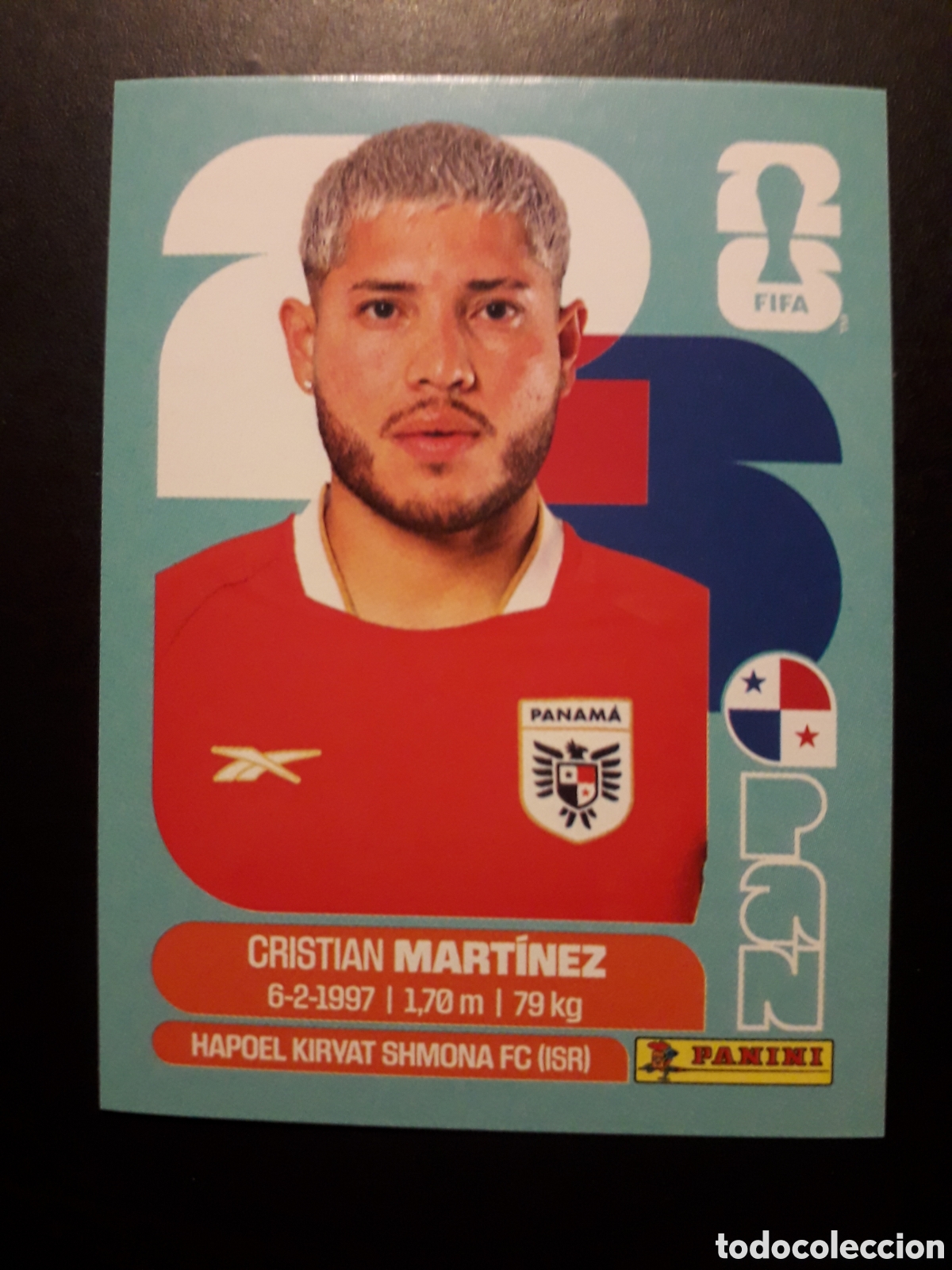 Fu&szlig;ball-Sticker: MART&Iacute;NEZ PANAM&Aacute; PAN 10 MUNDIAL F&Uacute;TBOL 2026 FIFA WORLD CUP PANINI SIN PEGAR PEDIDO M&Iacute;NIMO 3&euro;