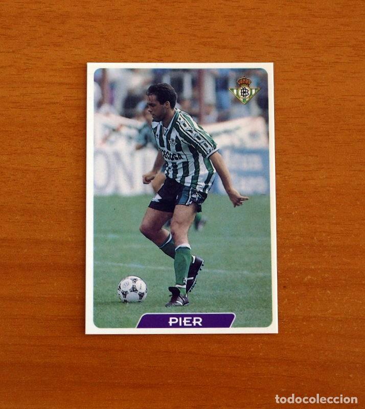 Figurine di Calcio: Real Betis -N&ordm; 54 Pier -Las Fichas de la Liga 95-96-1995-1996 -Mundicromo Sport