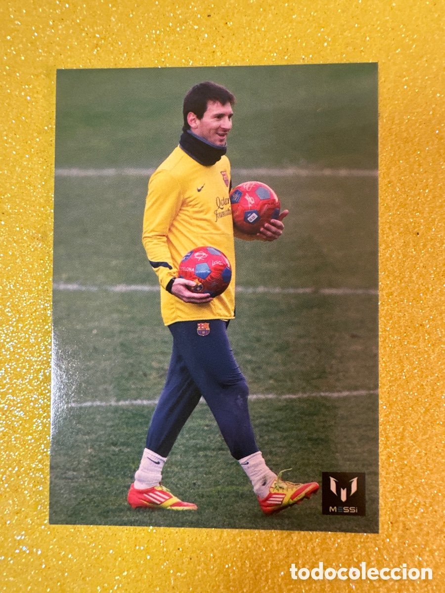 Figurine di Calcio: 63 OFFICIAL MESSI CARD COLLECTION 2013 EDITORIAL ICONS