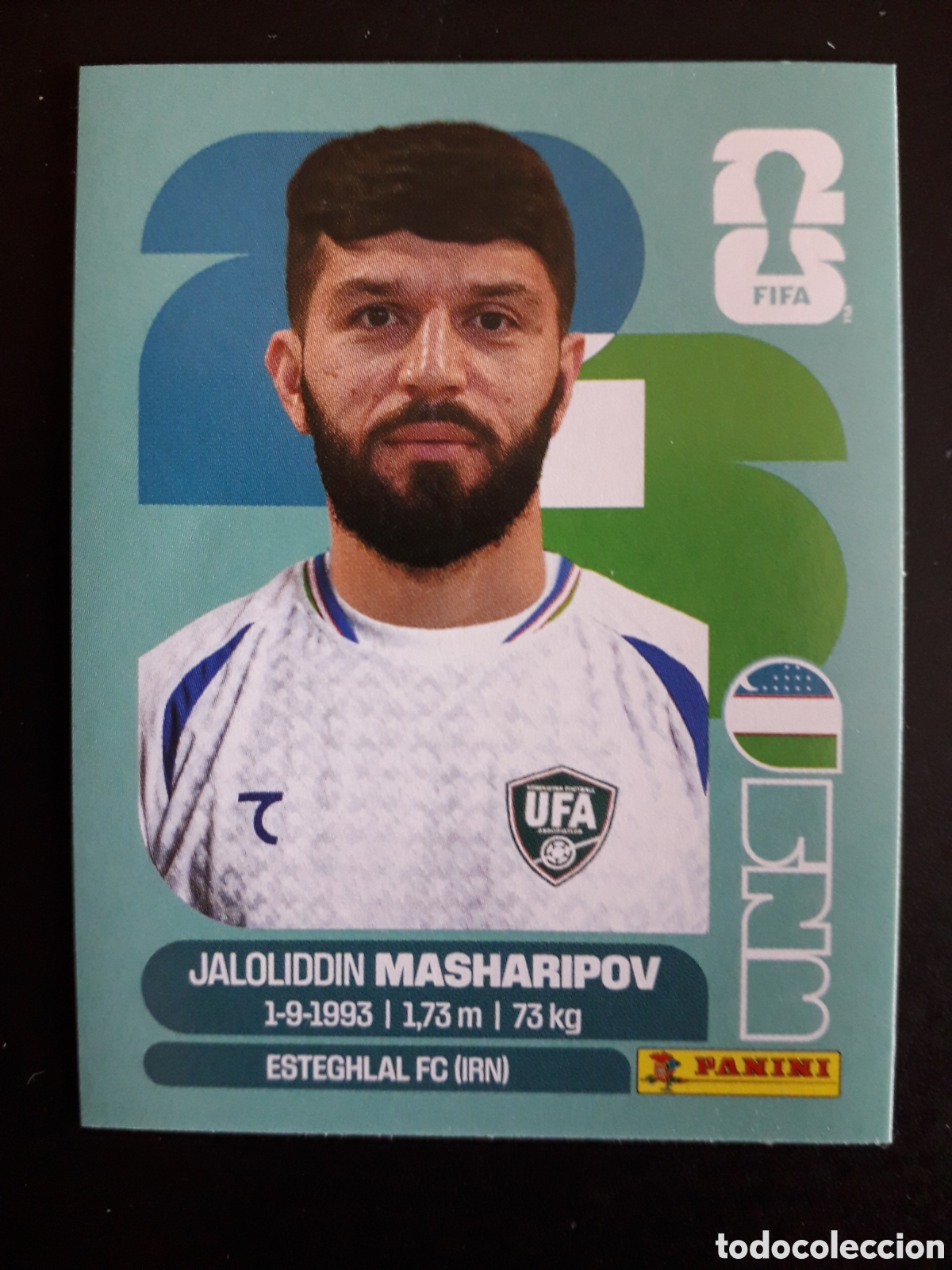 Fu&szlig;ball-Sticker: MASHARIPOV UZBEKISTAN UZB 18 MUNDIAL F&Uacute;TBOL 2026 FIFA WORLD CUP PANINI SIN PEGAR PEDIDO M&Iacute;NIMO 3&euro;