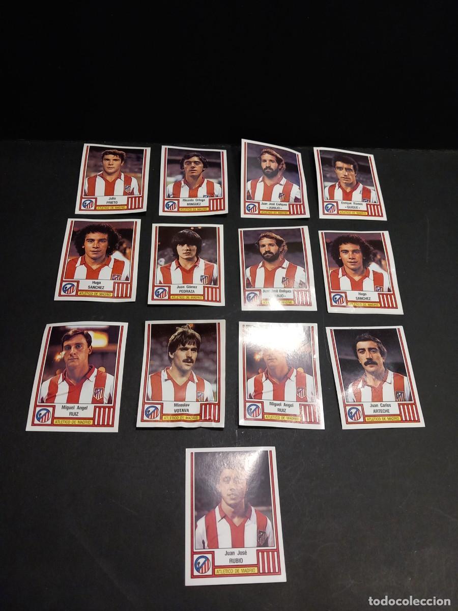 Cromos de f&uacute;tbol: ATLETICO DE MADRID LOTE DE CROMOS FUTBOL 1983 PANINI PANRICO NUNCA PEGADOS / COMPRA MIN&Iacute;MA 5 &euro;