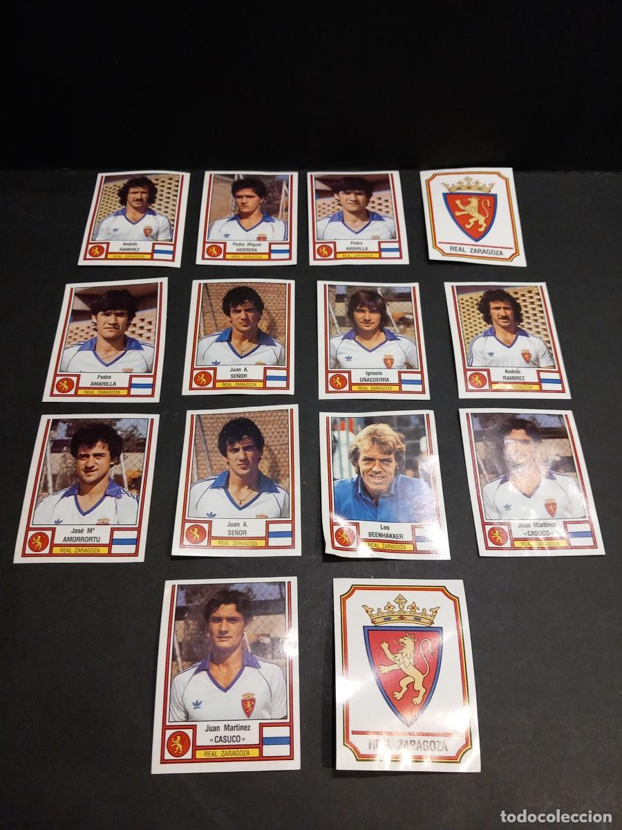 Cromos de f&uacute;tbol: REAL ZARAGOZA LOTE DE CROMOS FUTBOL 1983 PANINI PANRICO NUNCA PEGADOS / COMPRA MIN&Iacute;MA 5 &euro;