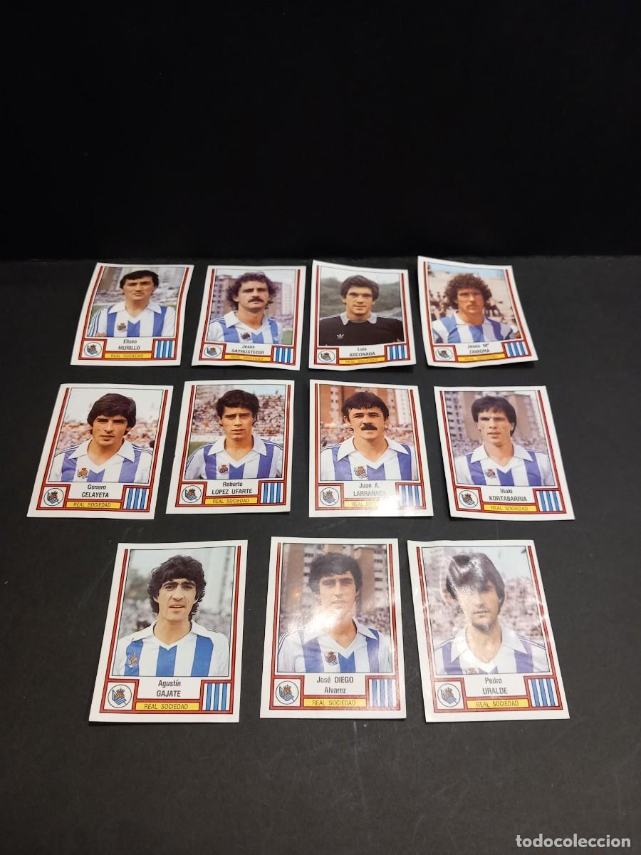 Cromos de f&uacute;tbol: REAL SOCIEDAD LOTE DE CROMOS FUTBOL 1983 PANINI PANRICO NUNCA PEGADOS / COMPRA MIN&Iacute;MA 5 &euro;