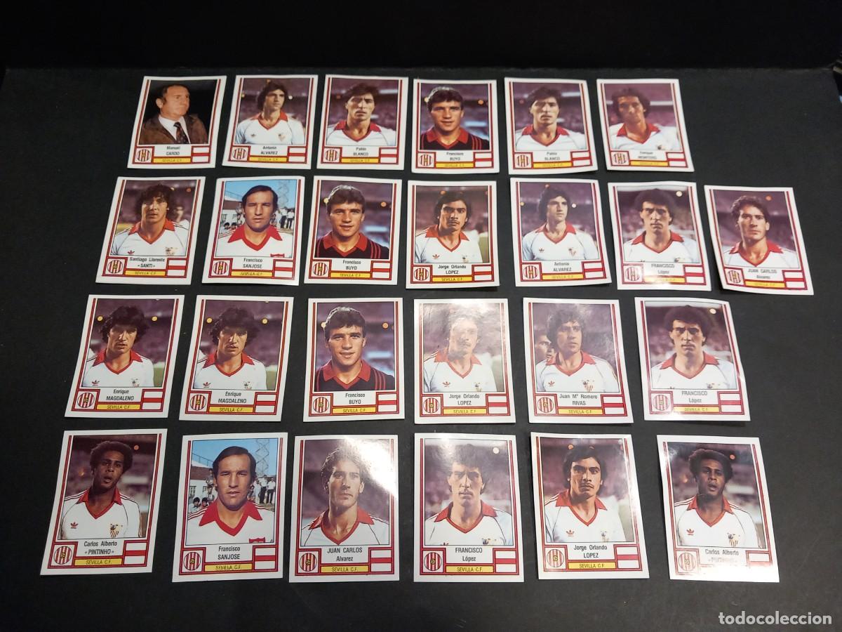 Cromos de f&uacute;tbol: SEVILLA C.F. LOTE DE CROMOS FUTBOL 1983 PANINI PANRICO NUNCA PEGADOS / COMPRA MIN&Iacute;MA 5 &euro;
