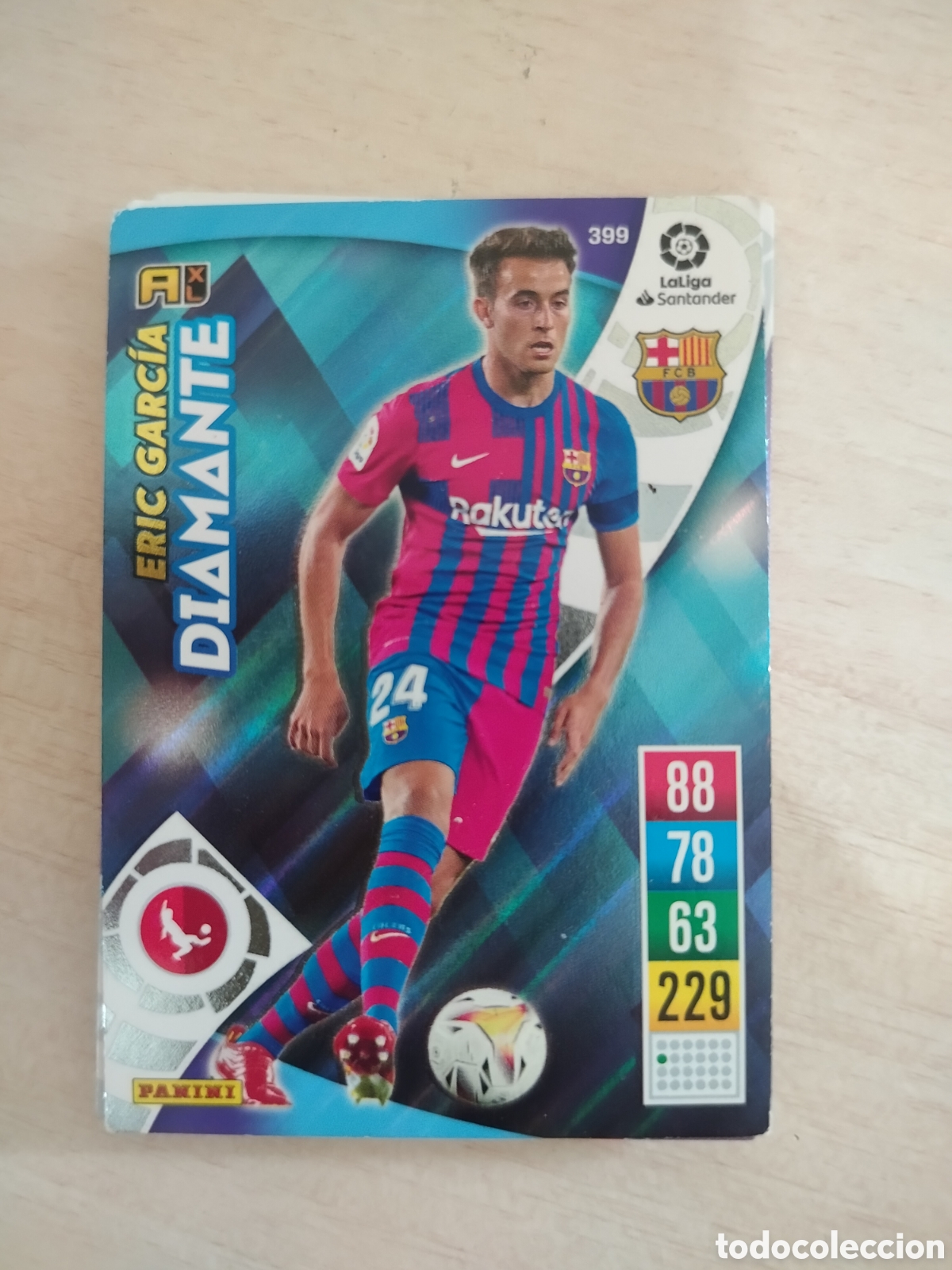 Cromos de f&uacute;tbol: ERIC GARCIA DIAMANTE 399 ADRENALYN 2021 2022 21 22