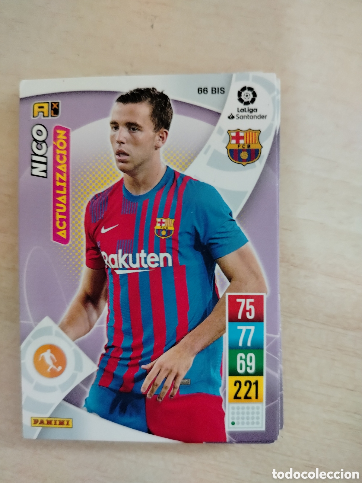 Cromos de f&uacute;tbol: NICO 66 BIS ADRENALYN 2021 2022 21 22