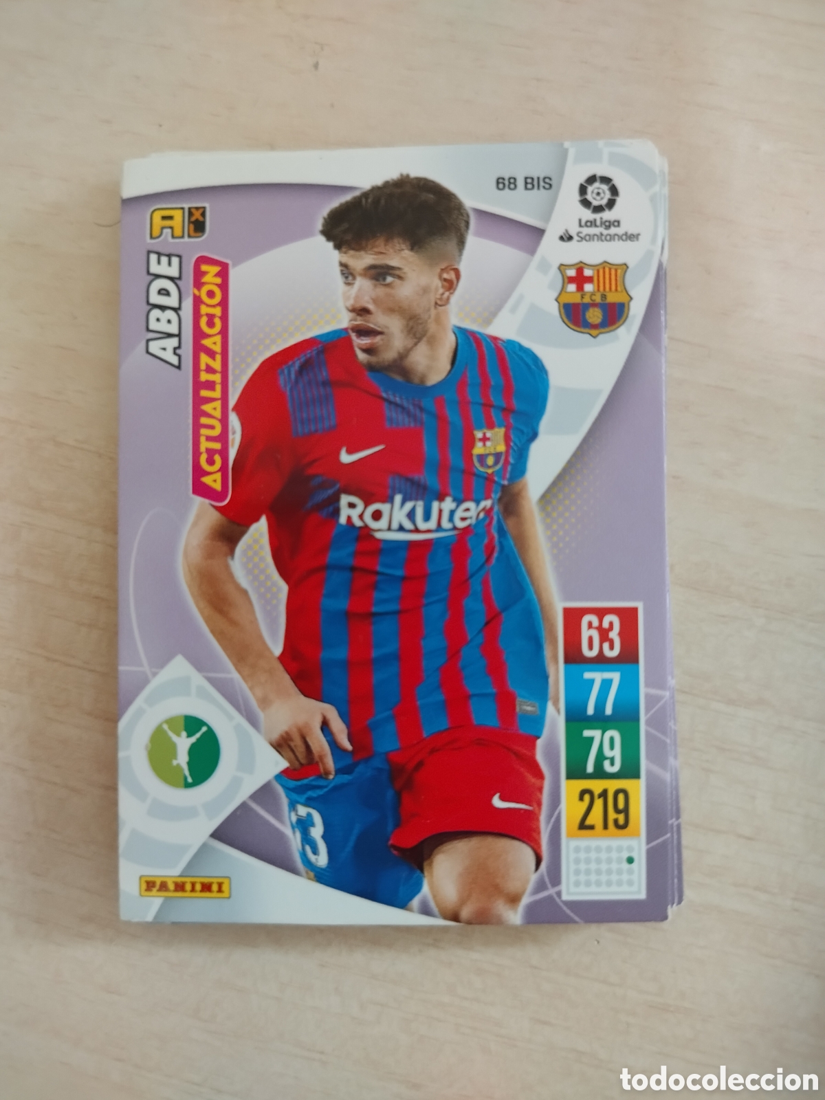 Cromos de f&uacute;tbol: ABDE 68 BIS ADRENALYN 2021 2022 21 22
