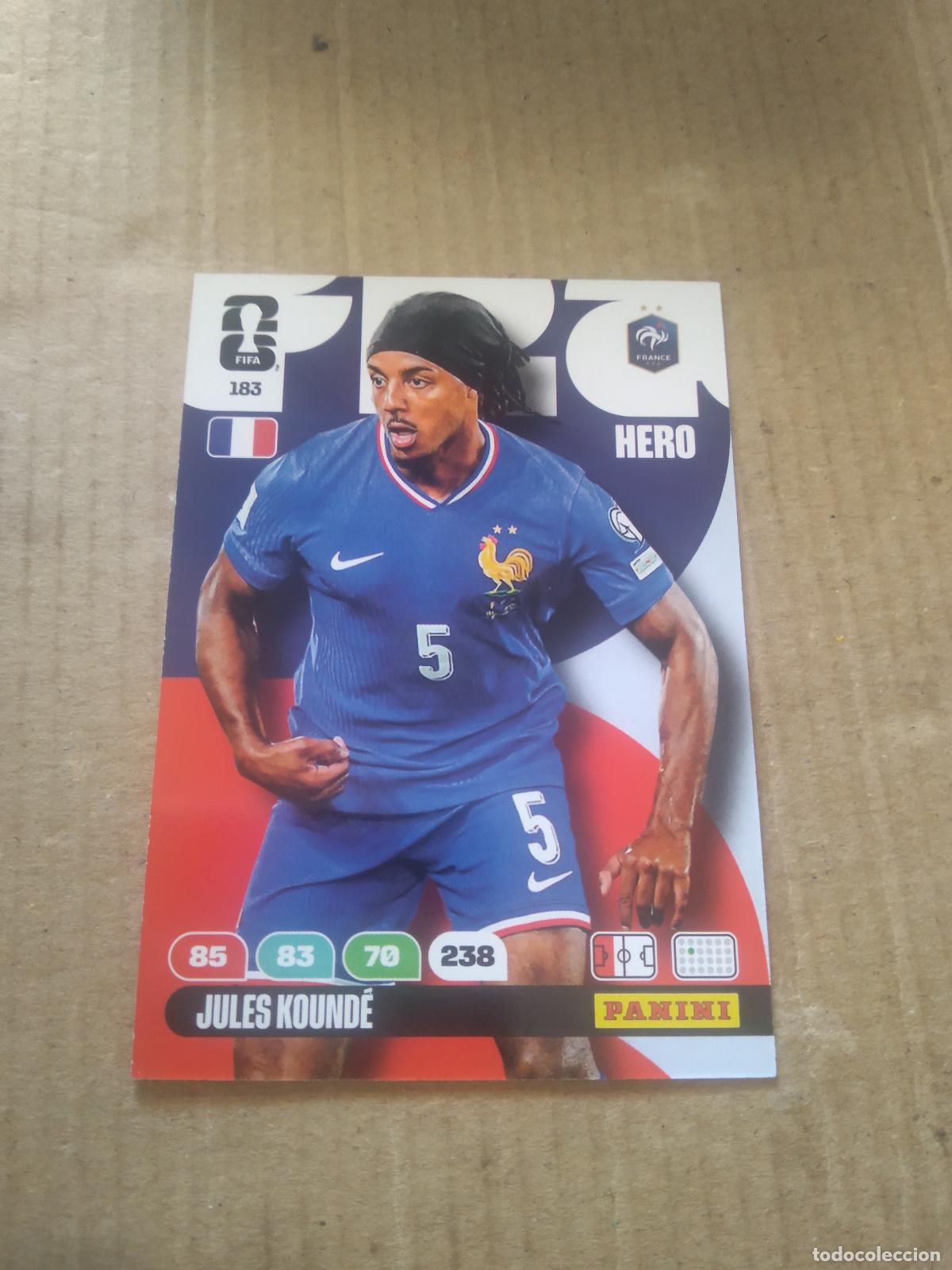 Cromos de f&uacute;tbol: 183 KOUNDE FRANCIA CROMO FUTBOL PANINI ADRENALYN MUNDIAL 2026 WORLD CUP
