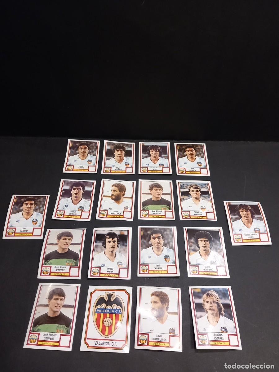 Cromos de f&uacute;tbol: VALENCIA C.F. LOTE DE CROMOS FUTBOL 1983 PANINI PANRICO NUNCA PEGADOS / COMPRA MIN&Iacute;MA 5 &euro;