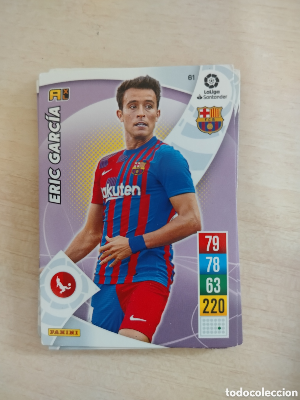 Cromos de f&uacute;tbol: ERIC GARCIA 61 ADRENALYN 2021 2022 21 22