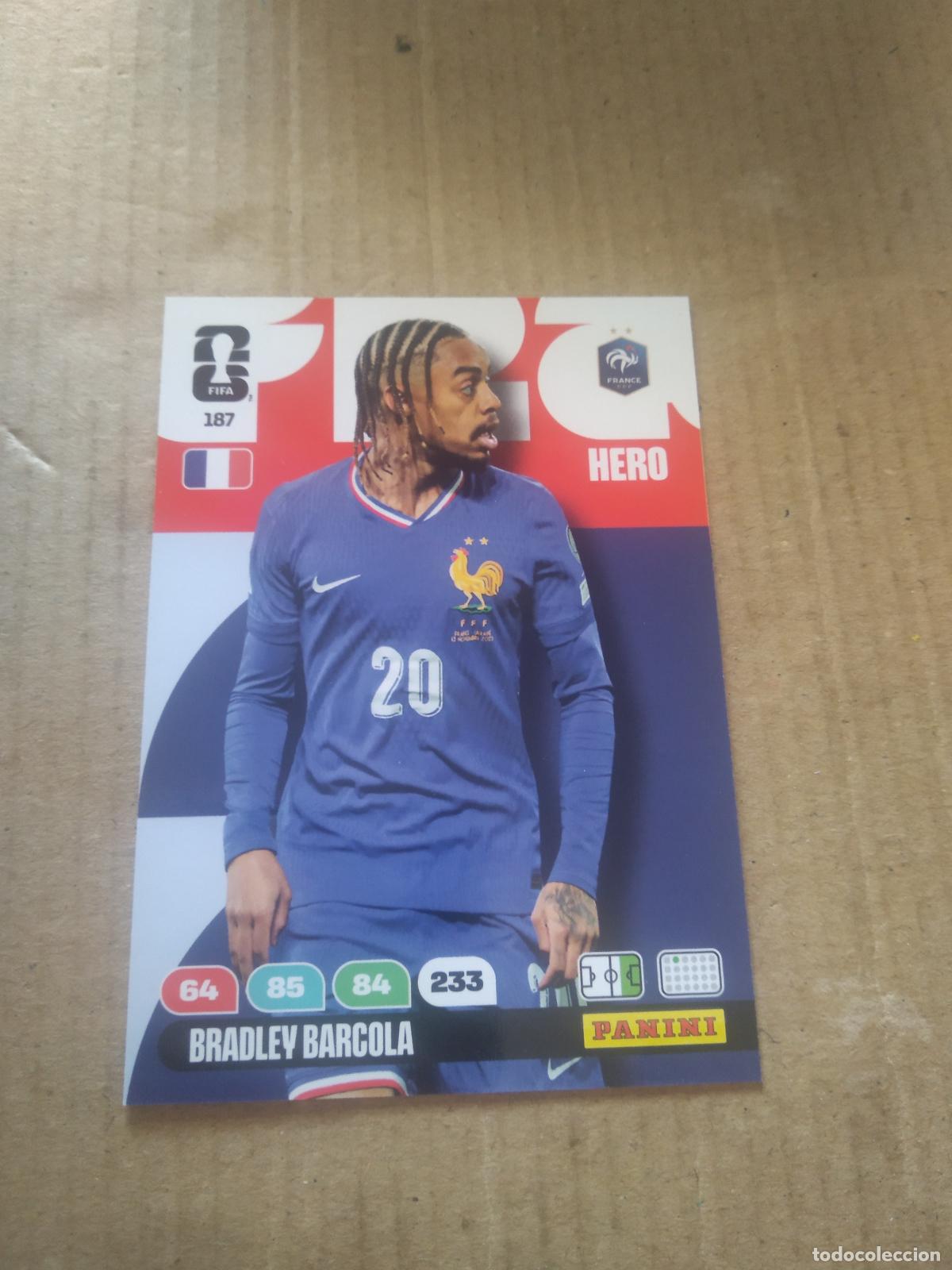 Cromos de f&uacute;tbol: 187 BARCOLA FRANCIA CROMO FUTBOL PANINI ADRENALYN MUNDIAL 2026 WORLD CUP