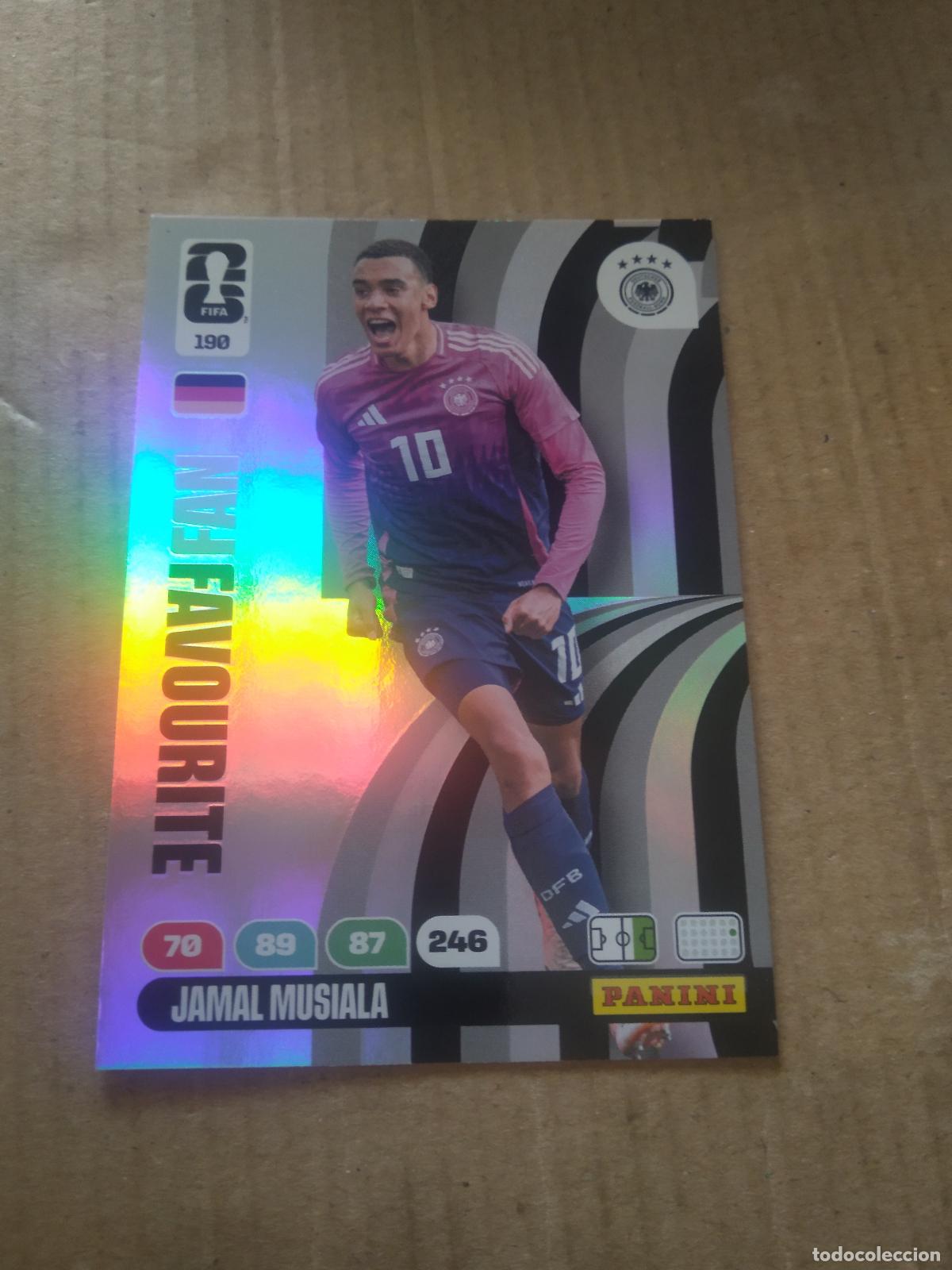 Cromos de f&uacute;tbol: 190 MUSIALA ALEMANIA CROMO FUTBOL PANINI ADRENALYN MUNDIAL 2026 WORLD CUP