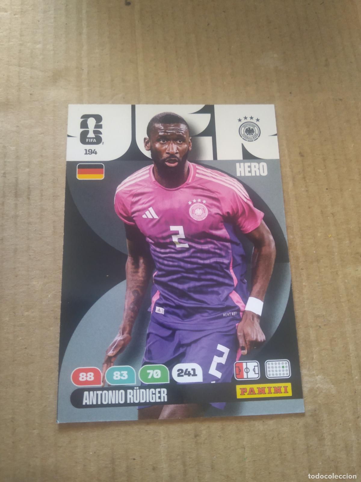 Cromos de f&uacute;tbol: 194 RUDIGER ALEMANIA CROMO FUTBOL PANINI ADRENALYN MUNDIAL 2026 WORLD CUP