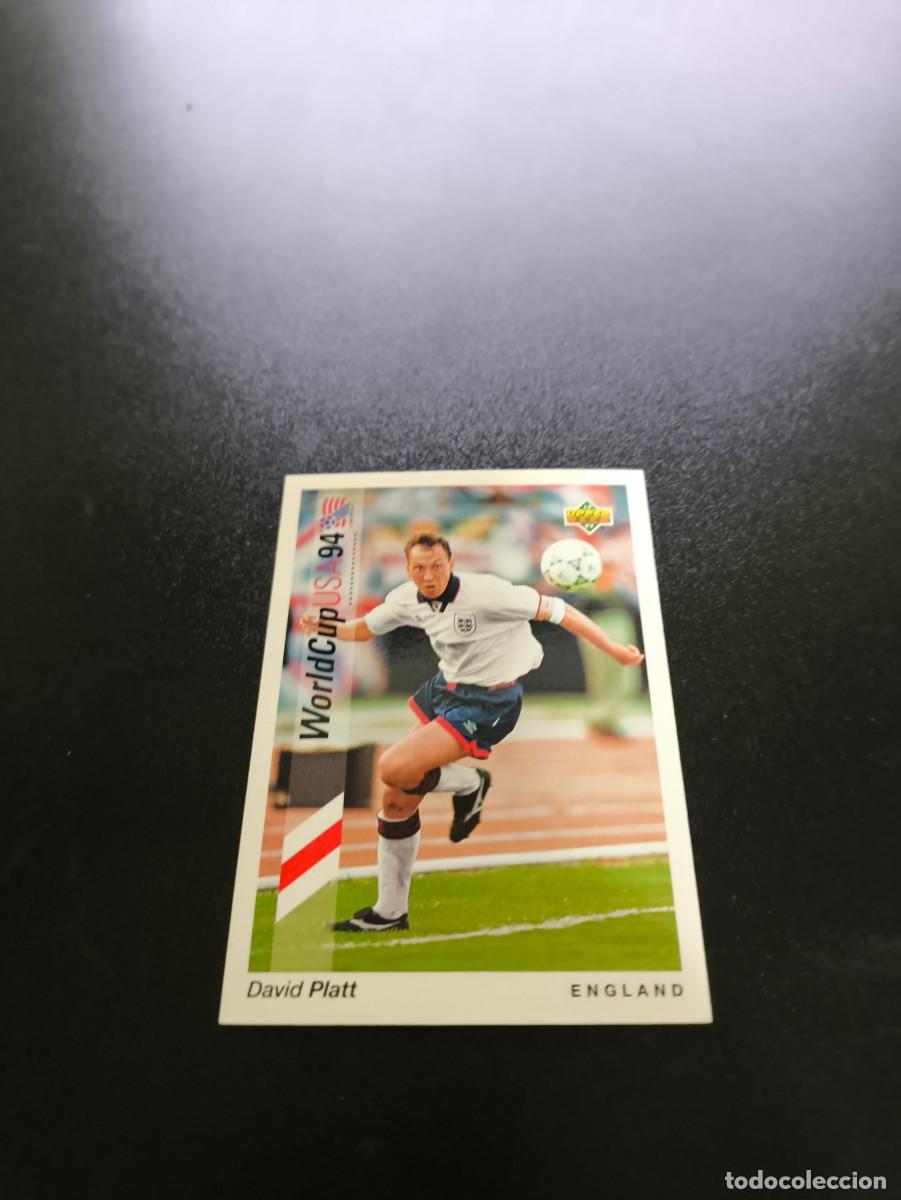 Football Stickers: 75 David Platt INGLATERRA ENGLAND UPPER DECK WORLD CUP MUNDIAL USA 94 1994 NO PANINI LIGA ESTE