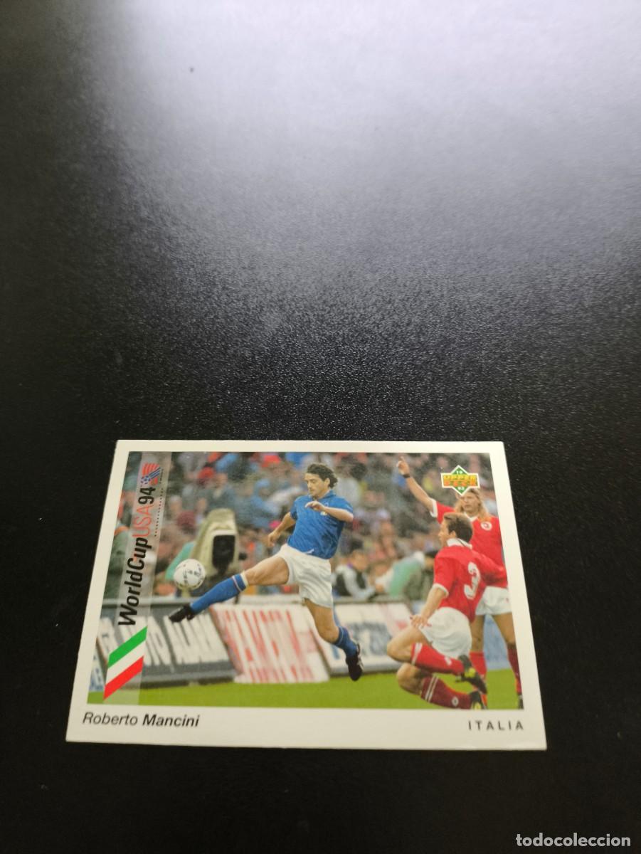 Cromos de Futebol: 86 Roberto Mancini ITALIA ITALY UPPER DECK WORLD CUP MUNDIAL USA 94 1994 NO PANINI LIGA ESTE