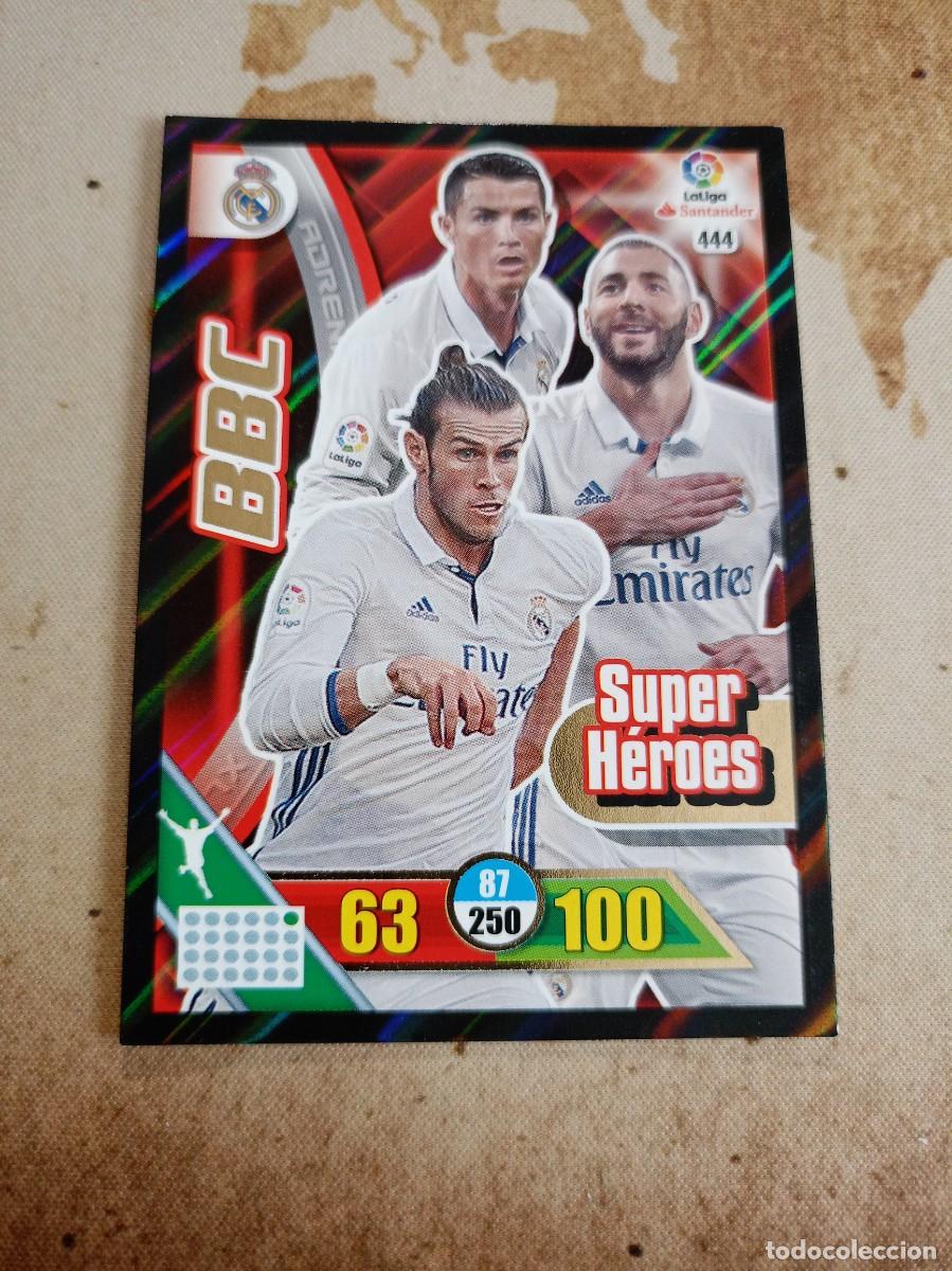 Cromos de f&uacute;tbol: S&uacute;per H&eacute;roes 444 BBC Adrenalyn 2016-17