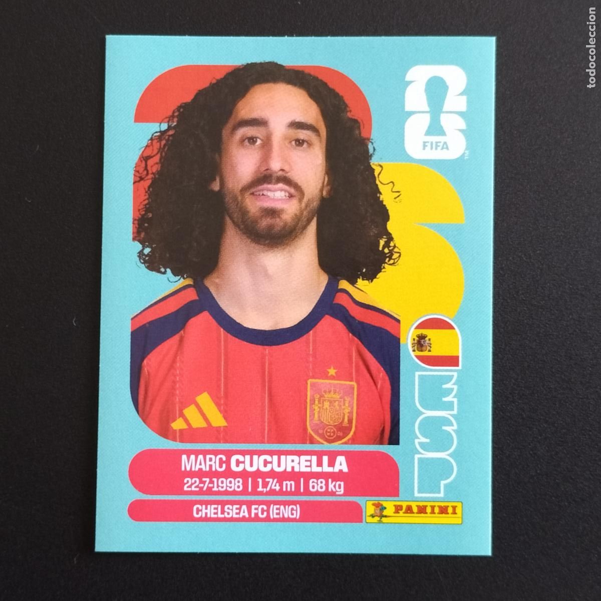 Cromos de f&uacute;tbol: ESP 8 MARC CUCURELLA ESPA&Ntilde;A CROMOS STICKER MUNDIAL 26 2026 FIFA WORLD CUP PANINI