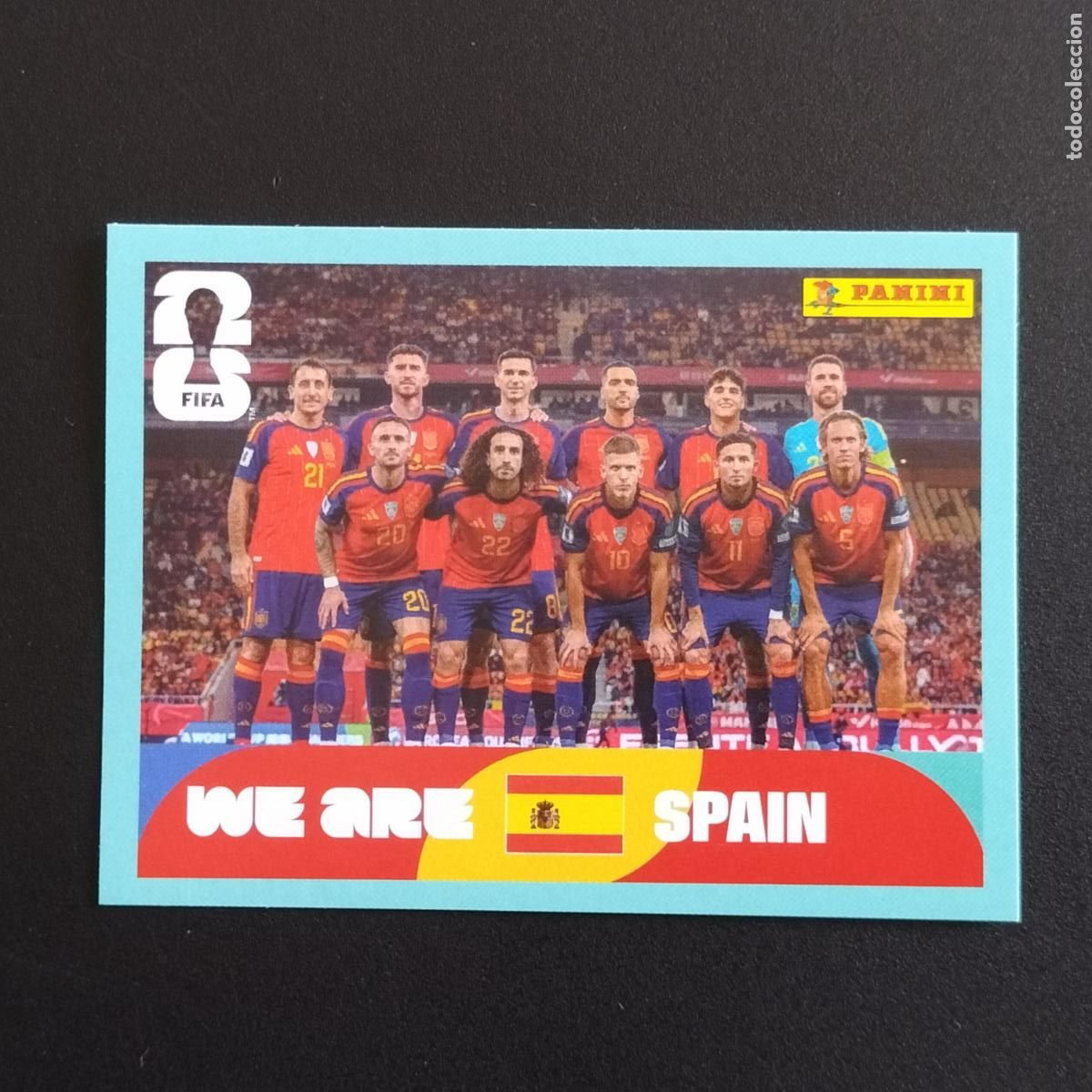 Football Stickers: ESP 13 SELECCION EQUIPO ESPA&Ntilde;A CROMOS STICKER MUNDIAL 26 2026 FIFA WORLD CUP PANINI
