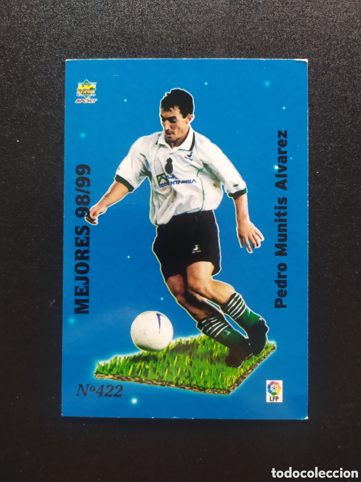 Cromos de f&uacute;tbol: Mundicromo fichas Liga 1999 2000 99 00 Munitis mejores 98/99 n&deg; 422 Racing Santander