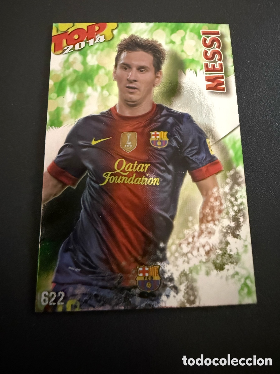 Cromos de f&uacute;tbol: MUNDICROMO 2014. n 622. MESSI. TOP VERDE