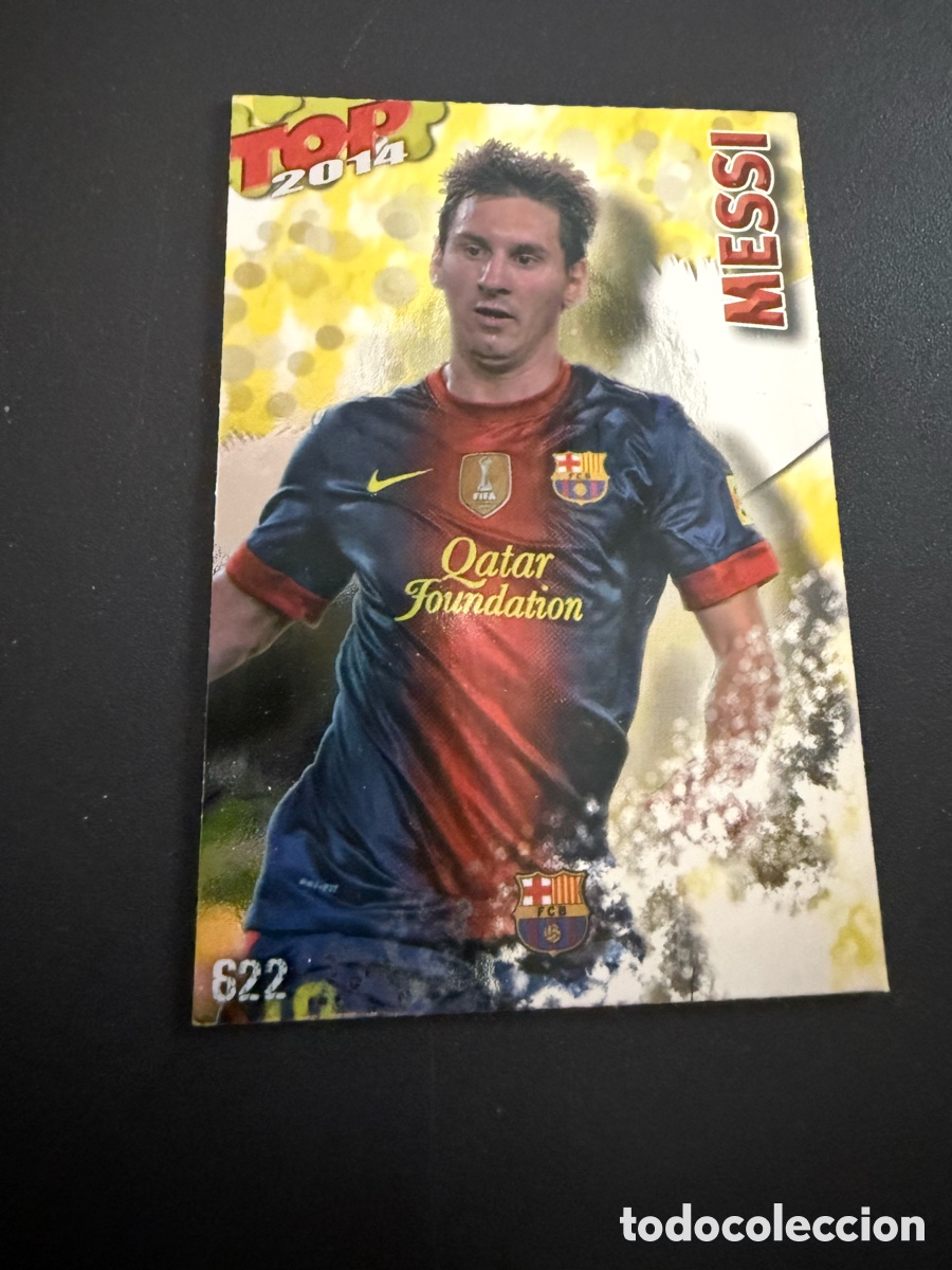 Cromos de f&uacute;tbol: MUNDICROMO 2014. n 622. MESSI. TOP AMARILLO