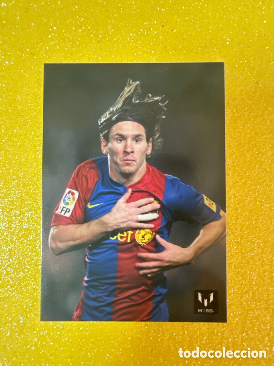 Football Stickers: 9 OFFICIAL MESSI CARD COLLECTION 2013 EDITORIAL ICONS