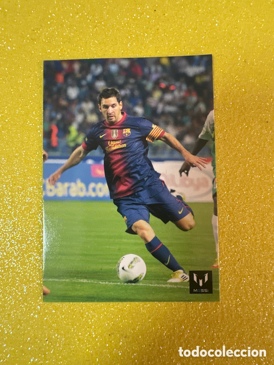 Figurine di Calcio: 40 OFFICIAL MESSI CARD COLLECTION 2013 EDITORIAL ICONS