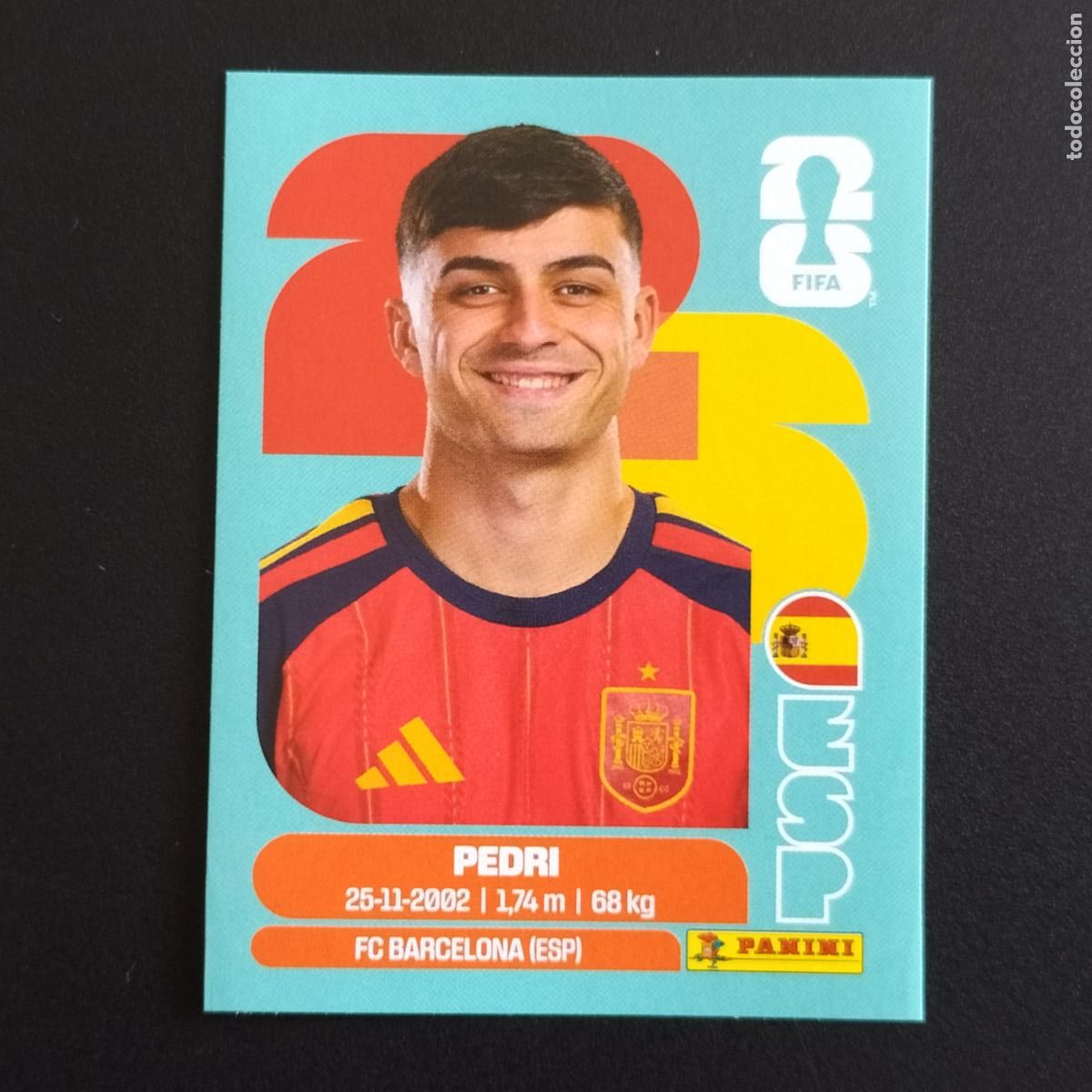 Cromos de f&uacute;tbol: ESP 11 PEDRI ESPA&Ntilde;A CROMOS STICKER MUNDIAL 26 2026 FIFA WORLD CUP PANINI