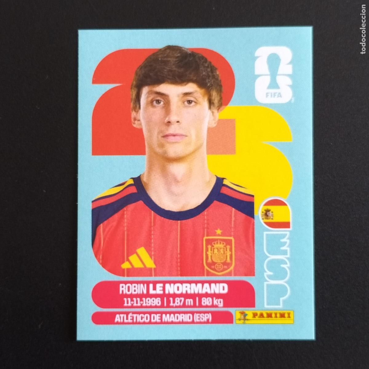 Cromos de Futebol: ESP 3 ROBIN LE NORMAND ESPA&Ntilde;A CROMOS STICKER MUNDIAL 26 2026 FIFA WORLD CUP PANINI