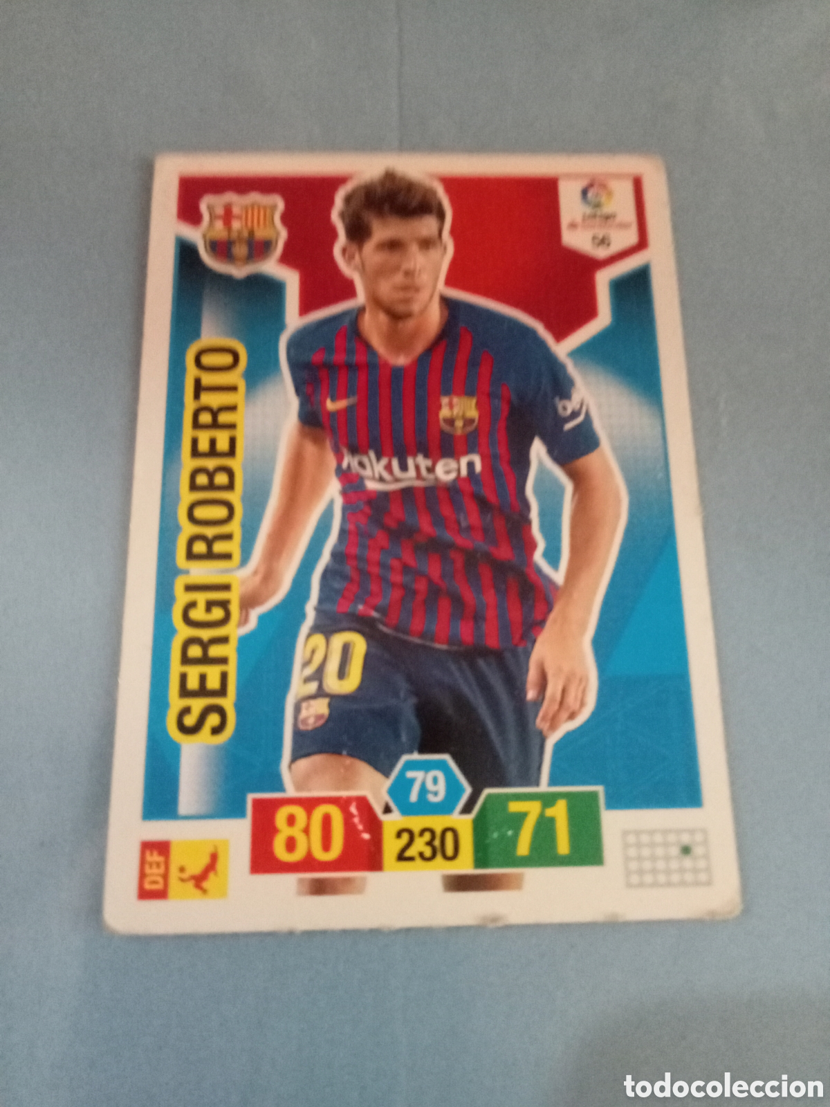 Cromos de f&uacute;tbol: Cromo 56 Sergi Roberto Adrenalyn XL 2018-19