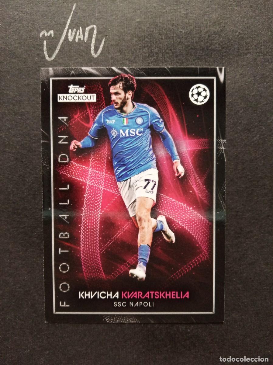 Cromos de f&uacute;tbol: KVARATSKHELIA NAPOLES GEORGIA NAPOLI ⚽ TOPPS &reg; KNOCKOUT UCC UEFA CLUB COMPETITIONS 2023 2024 23 24