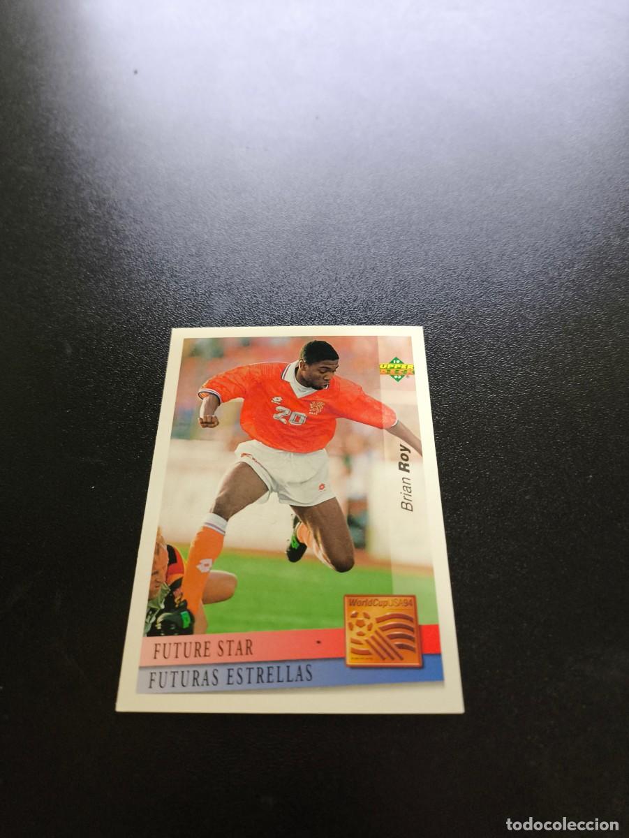 Fu&szlig;ball-Sticker: 136 Bryan Roy NETHERLANDS FUTURE STAR UPPER DECK WORLD CUP MUNDIAL USA 94 1994 NO PANINI LIGA ESTE