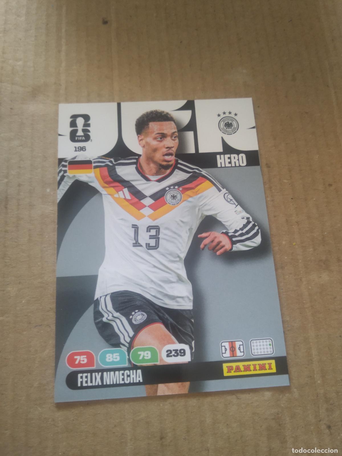 Fu&szlig;ball-Sticker: 196 FELIX NMECHA ALEMANIA CROMO FUTBOL PANINI ADRENALYN MUNDIAL 2026 WORLD CUP