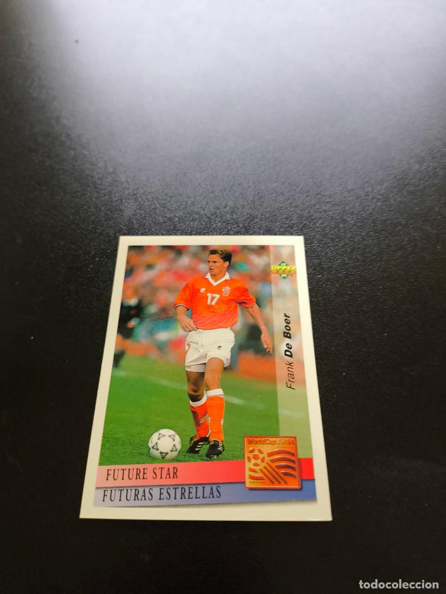 Fu&szlig;ball-Sticker: 142 Frank De Boer NETHERLANDS FUTURE STAR UPPER DECK WORLD CUP MUNDIAL USA 94 1994 N PANINI LIGA EST