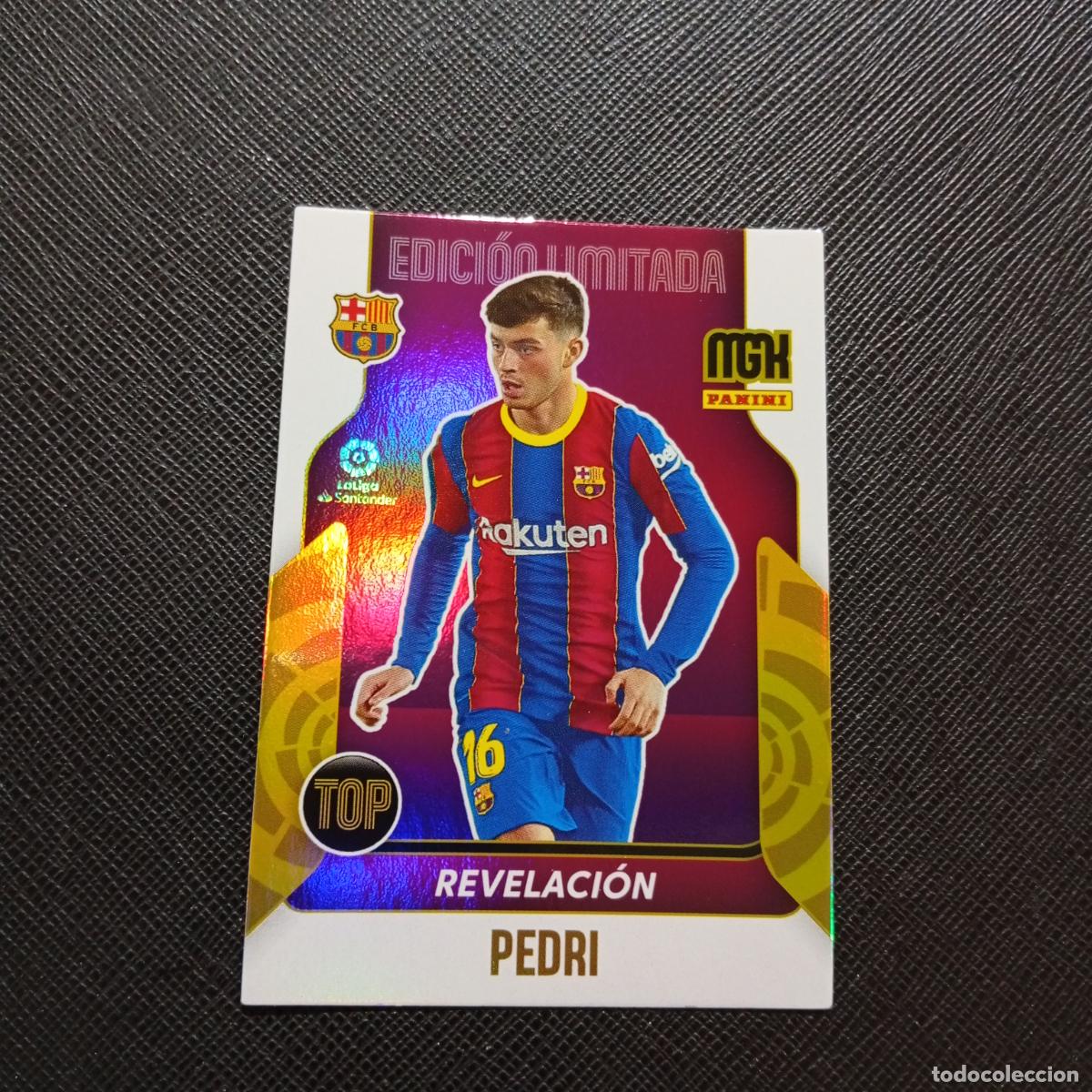 Fu&szlig;ball-Sticker: PEDRI BARCELONA PANINI MEGACRACKS 2021 2022 CROMO FUTBOL 21 21 - A58 PG73 EDICION LIMITADA