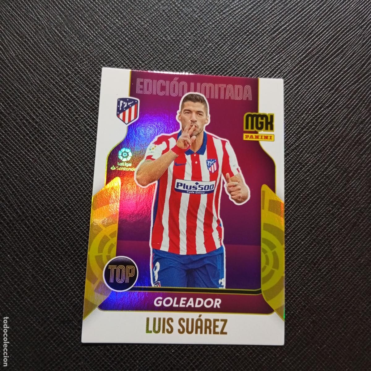 Fu&szlig;ball-Sticker: LUIS SUAREZ AT MADRID PANINI MEGACRACKS 2021 2022 CROMO FUTBOL 21 21 - A58 PG82 EDICION LIMITADA