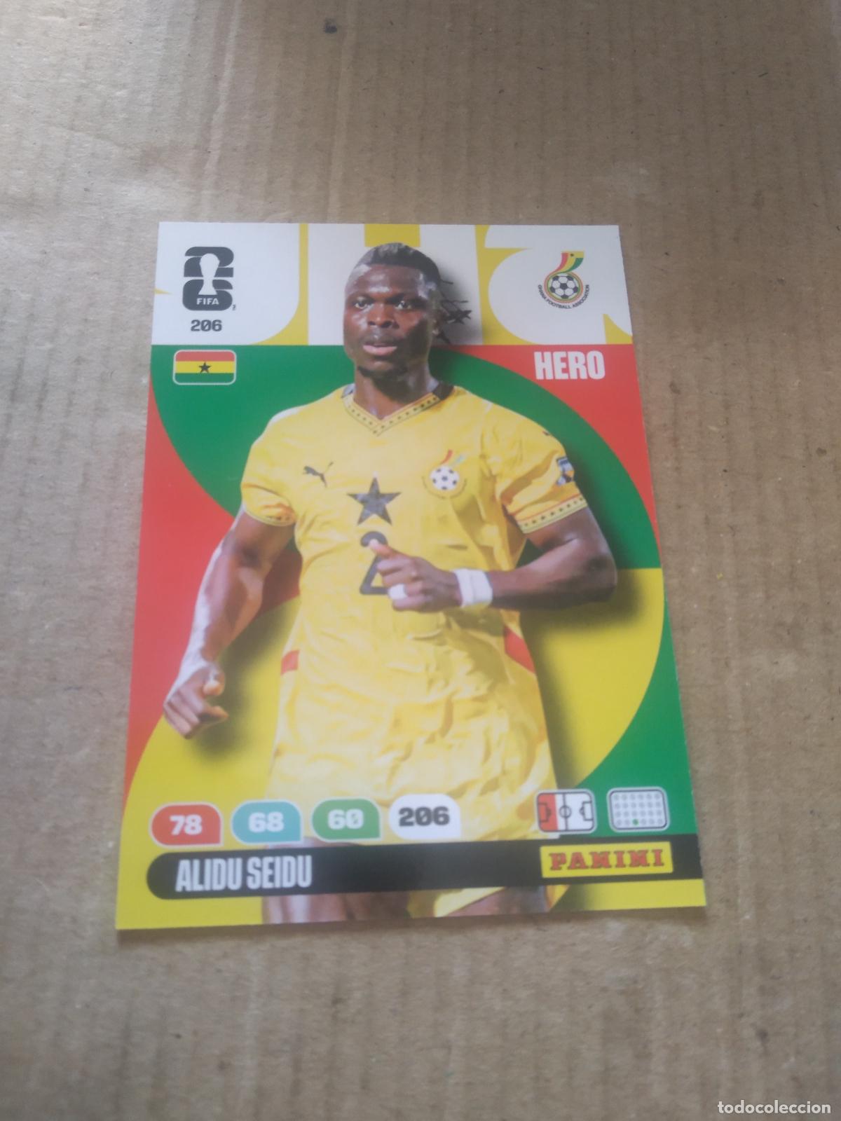 Cromos de f&uacute;tbol: 206 ALIDU SEIDU GHANA CROMO FUTBOL PANINI ADRENALYN MUNDIAL 2026 WORLD CUP