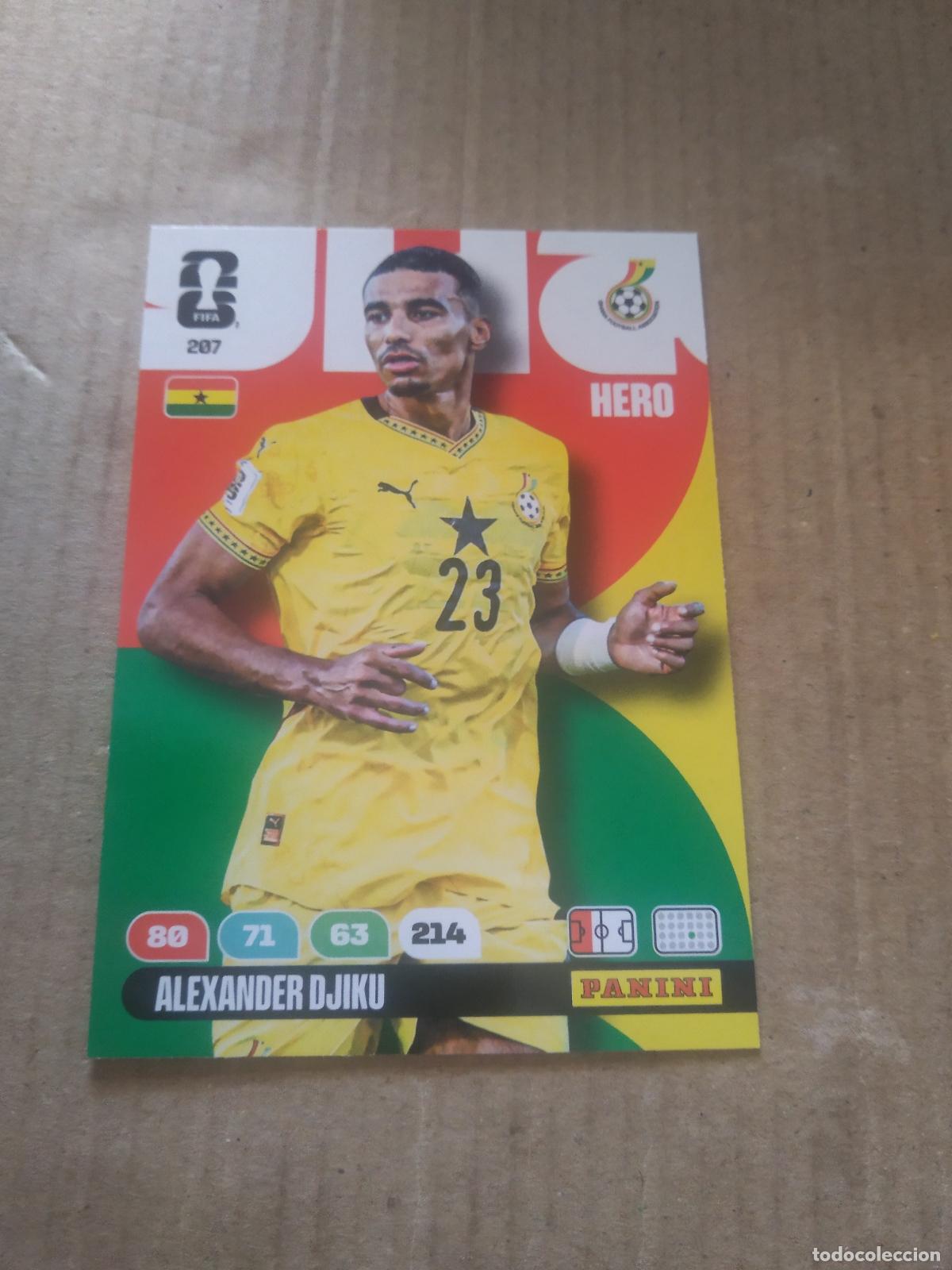 Cromos de f&uacute;tbol: 207 ALEXANDER DJIKU GHANA CROMO FUTBOL PANINI ADRENALYN MUNDIAL 2026 WORLD CUP