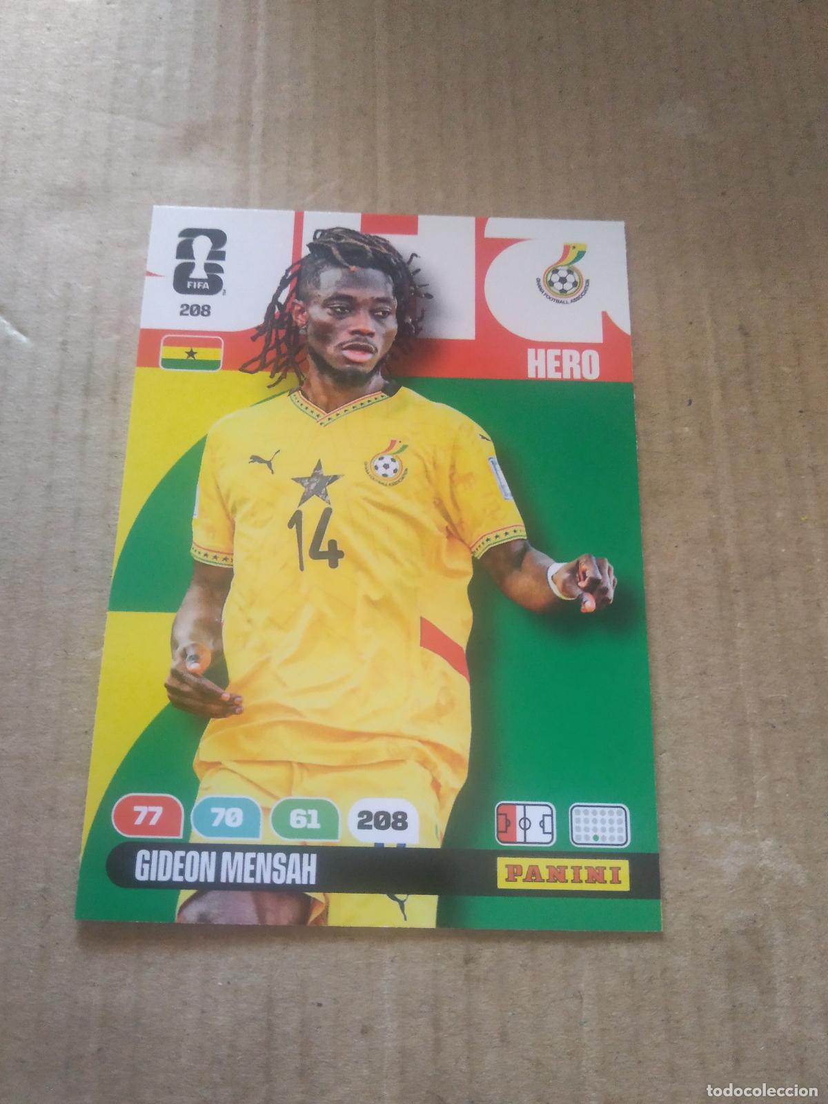 Cromos de f&uacute;tbol: 208 GIDEON MENSAH GHANA CROMO FUTBOL PANINI ADRENALYN MUNDIAL 2026 WORLD CUP