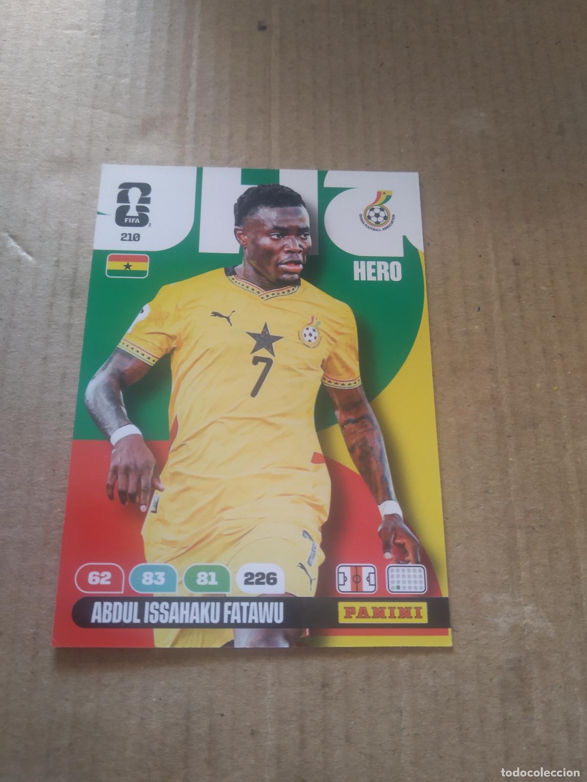 Cromos de f&uacute;tbol: 210 ABDUL ISSAHAKU FATAWU GHANA CROMO FUTBOL PANINI ADRENALYN MUNDIAL 2026 WORLD CUP