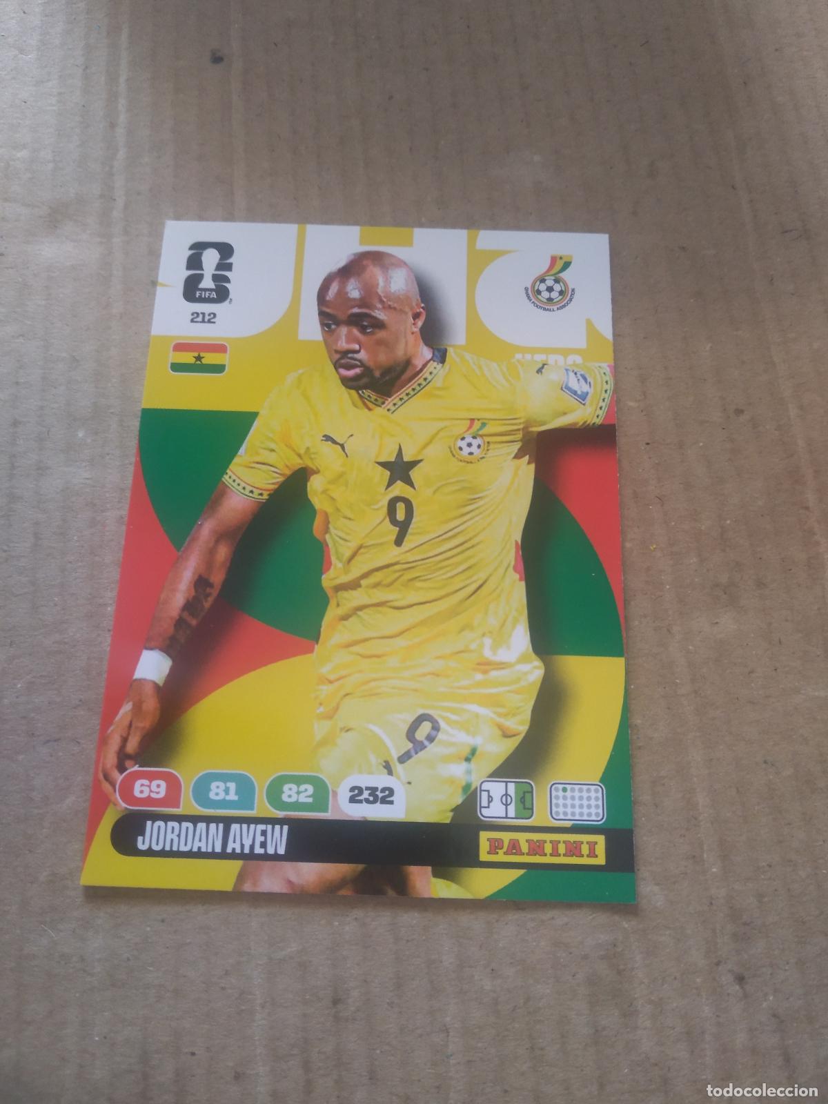 Cromos de f&uacute;tbol: 212 JORDAN AYEW GHANA CROMO FUTBOL PANINI ADRENALYN MUNDIAL 2026 WORLD CUP